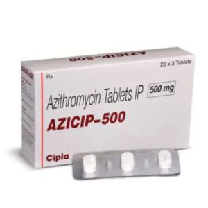 AZICIP 500MG (アジスロマイシン AZITHROMYCIN 500MG)